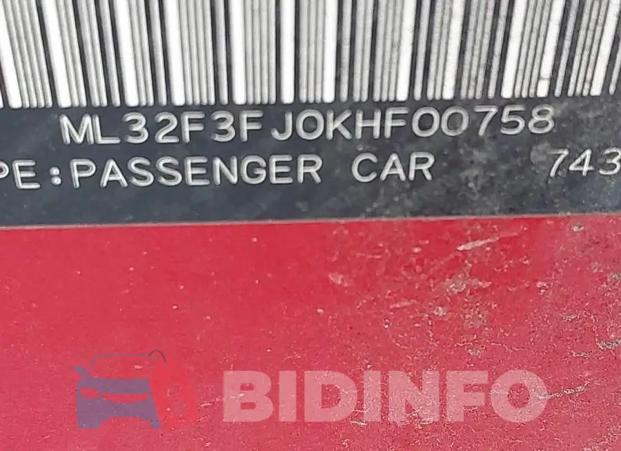 ML32F3FJ0KHF00758 Photo# 9