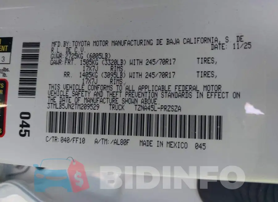 3TMLB5JN2TM209529 Photo# 9
