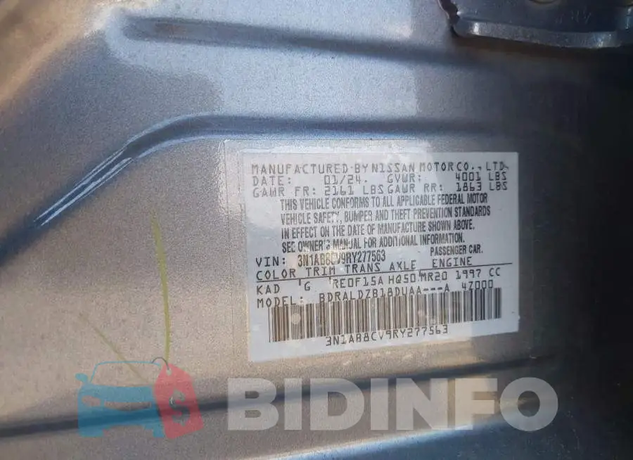 3N1AB8CV9RY277563 Photo# 9