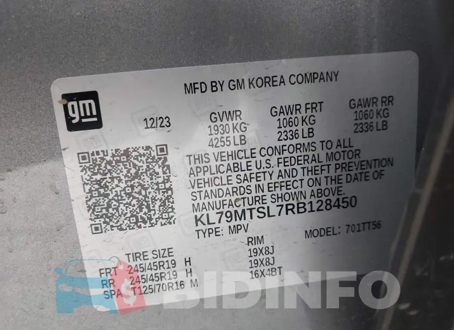 KL79MTSL7RB128450 Photo# 9