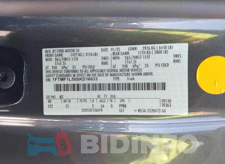 1FTMF1L50SKD16633 Photo# 9