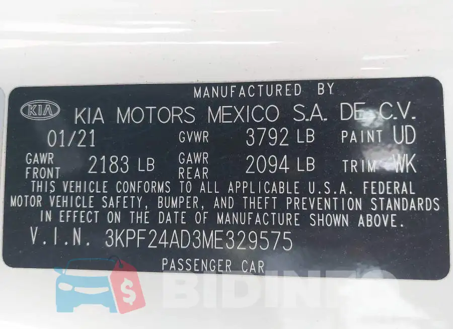 3KPF24AD3ME329575 Photo# 9