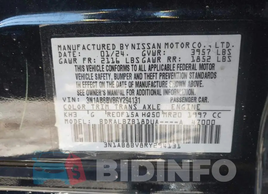 3N1AB8BV8RY294131 Photo# 9