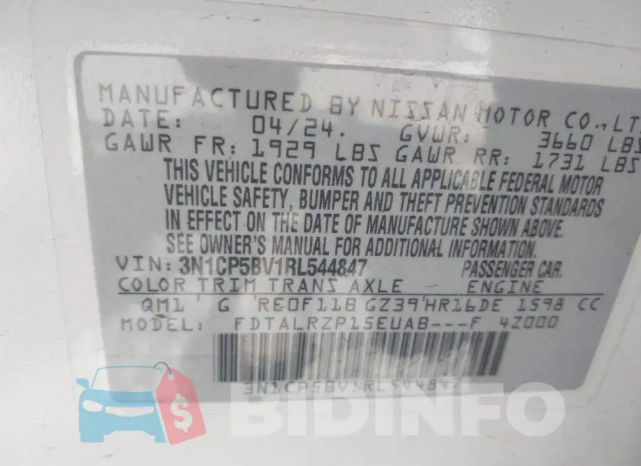 3N1CP5BV1RL544847 Photo# 9