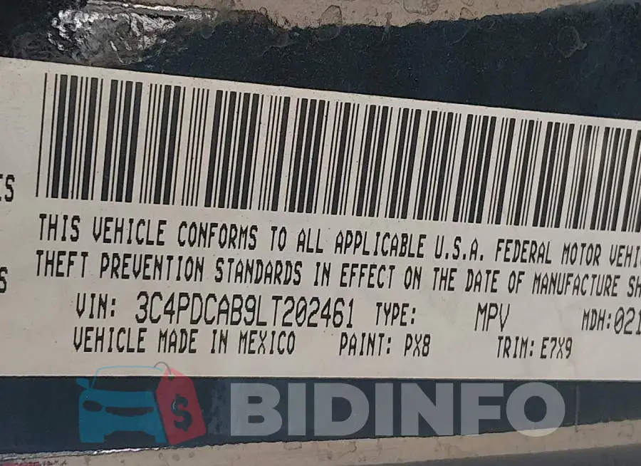 3C4PDCAB9LT202461 Photo# 9