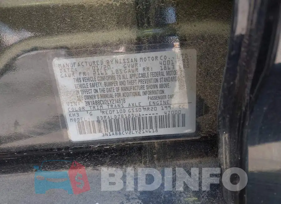 3N1AB8CV2LY214618 Photo# 9