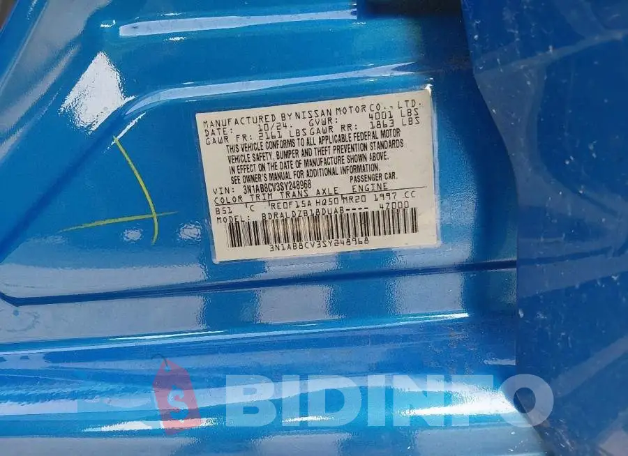 3N1AB8CV3SY248968 Photo# 9