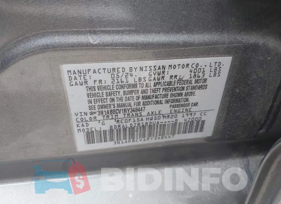 3N1AB8CV1RY348447 Photo# 9