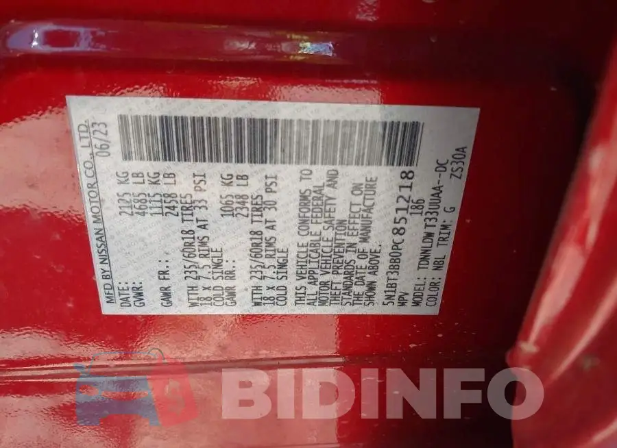 5N1BT3BB0PC851218 Photo# 9