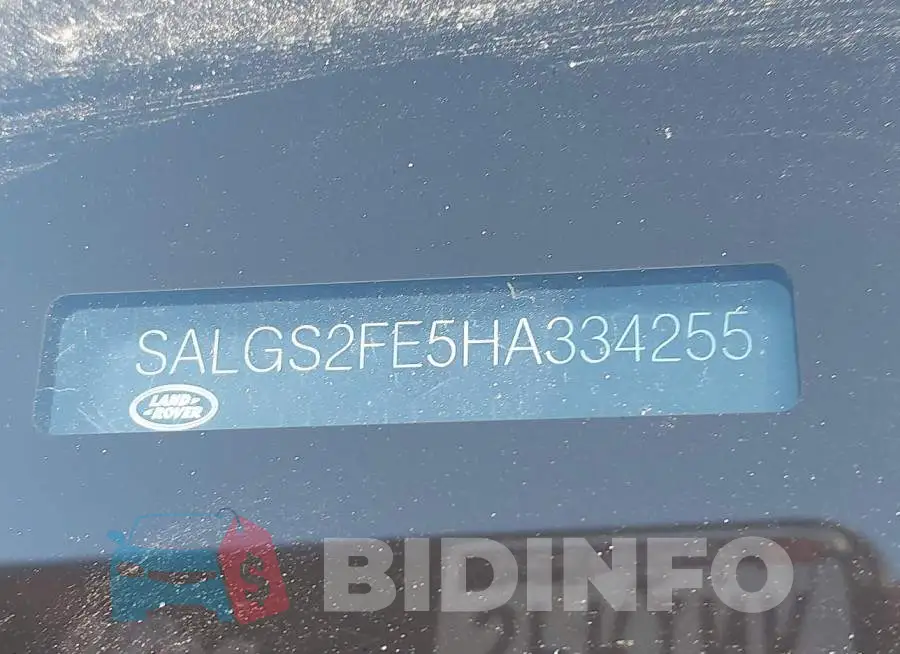 SALGS2FE5HA334255 Photo# 9