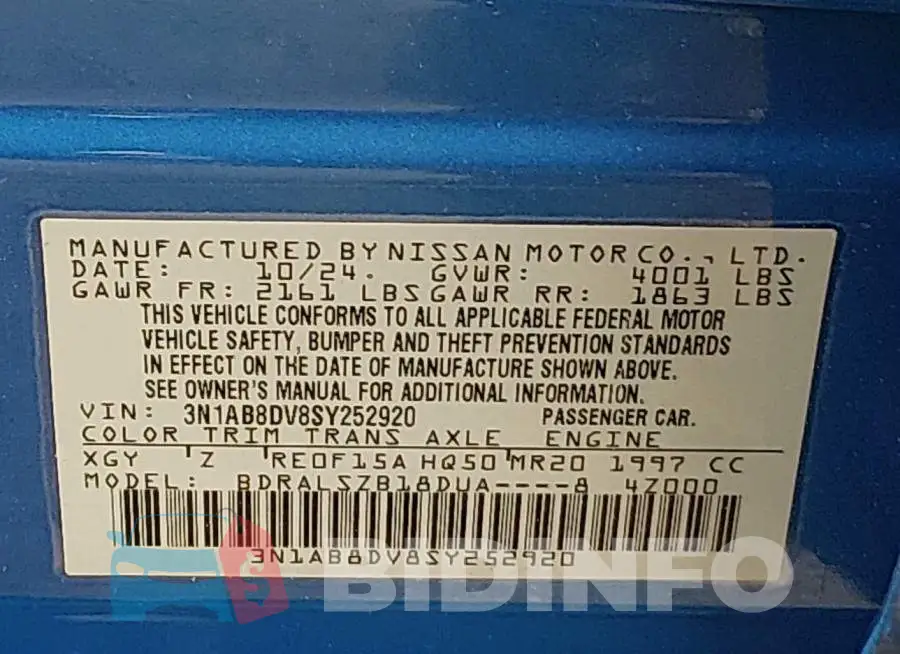 3N1AB8DV8SY252920 Photo# 9
