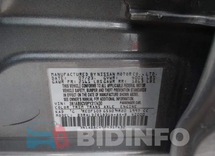 3N1AB8CV9PY317430 Photo# 9