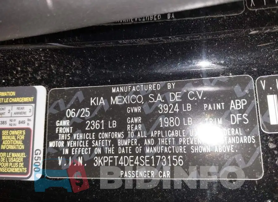 3KPFT4DE4SE173156 Photo# 9