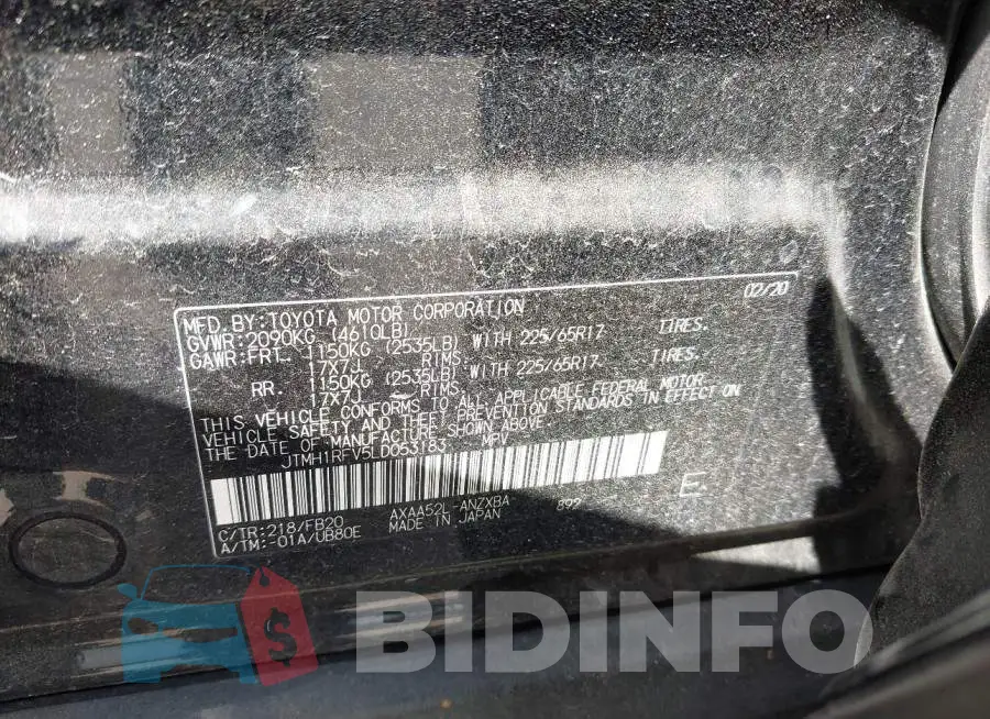 JTMH1RFV5LD053183 Photo# 9