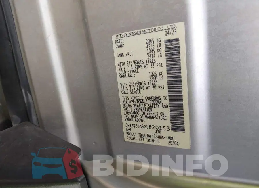 5N1BT3BA9PC820153 Photo# 9