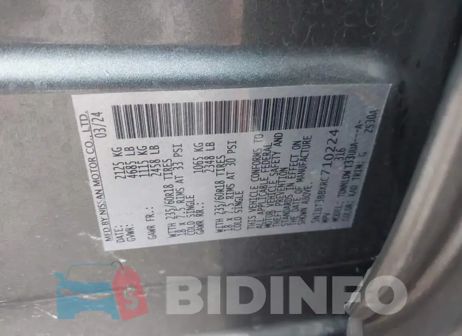5N1BT3BBXRC710224 Photo# 9