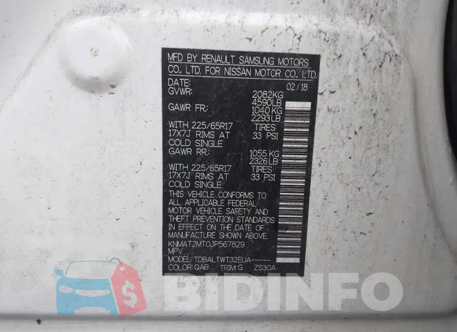 KNMAT2MT0JP567829 Photo# 9