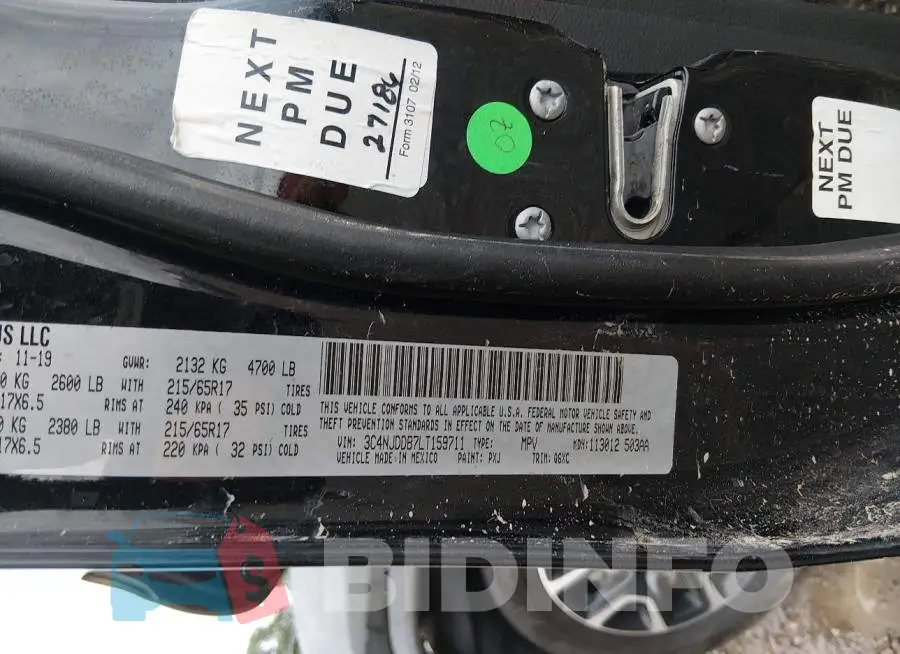 3C4NJDDB7LT159711 Photo# 9