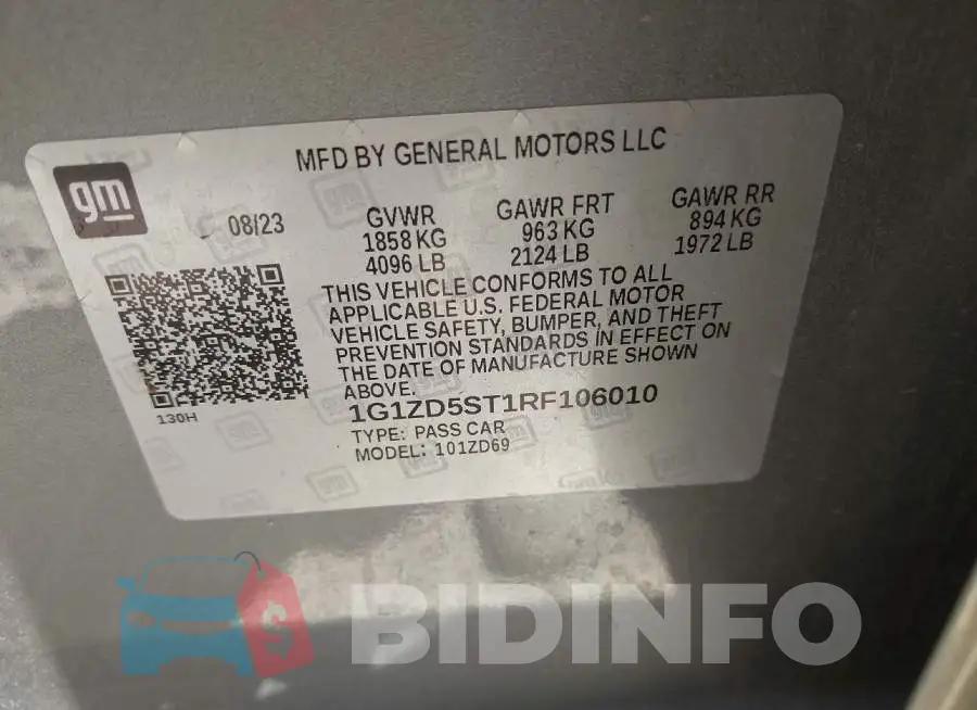 1G1ZD5ST1RF106010 Photo# 9