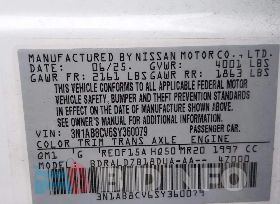 3N1AB8CV6SY360079 Photo# 9