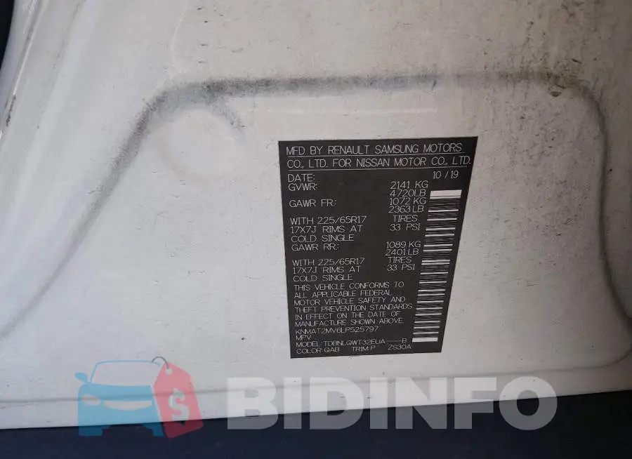 KNMAT2MV6LP525797 Photo# 9