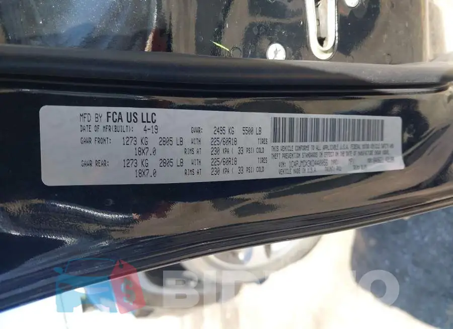 1C4PJMDX3KD440056 Photo# 9