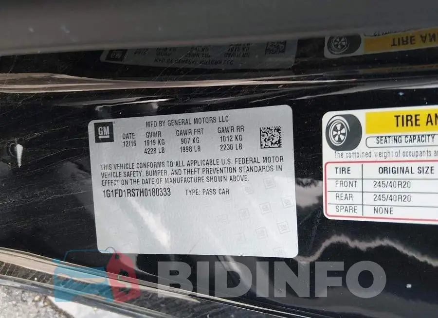 1G1FD1RS7H0180333 Photo# 9