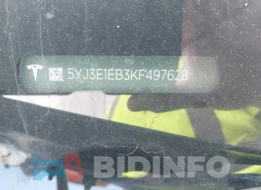 5YJ3E1EB3KF497628 Photo# 9