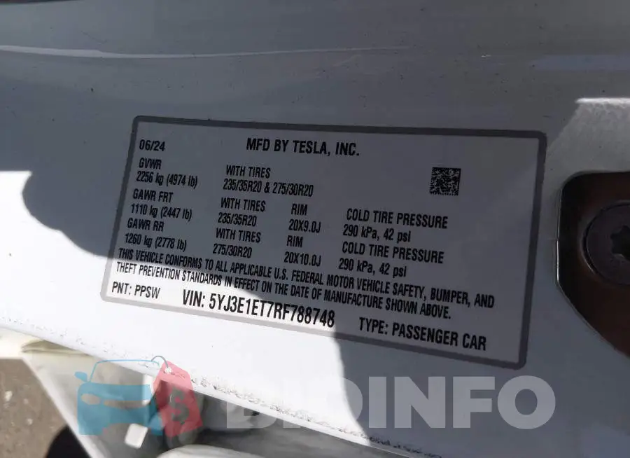 5YJ3E1ET7RF788748 Photo# 9