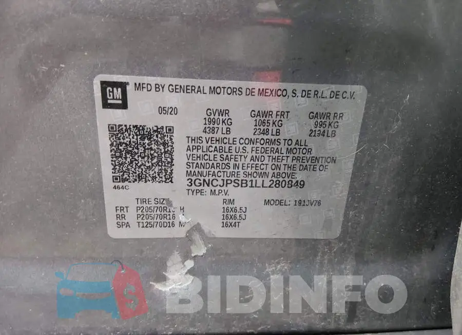 3GNCJPSB1LL280849 Photo# 9