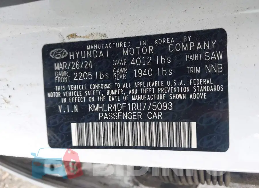 KMHLR4DF1RU775093 Photo# 9