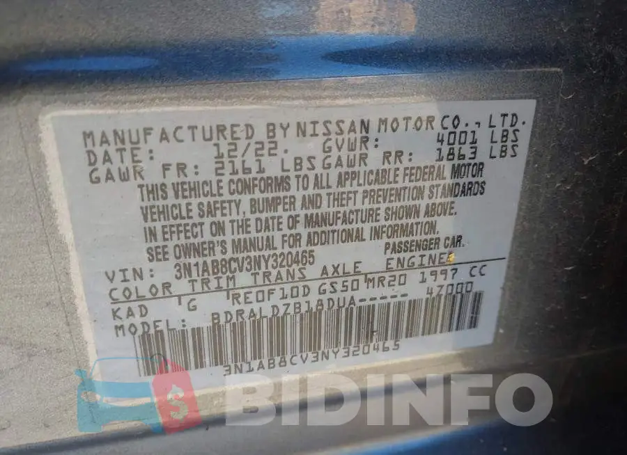 3N1AB8CV3NY320465 Photo# 9