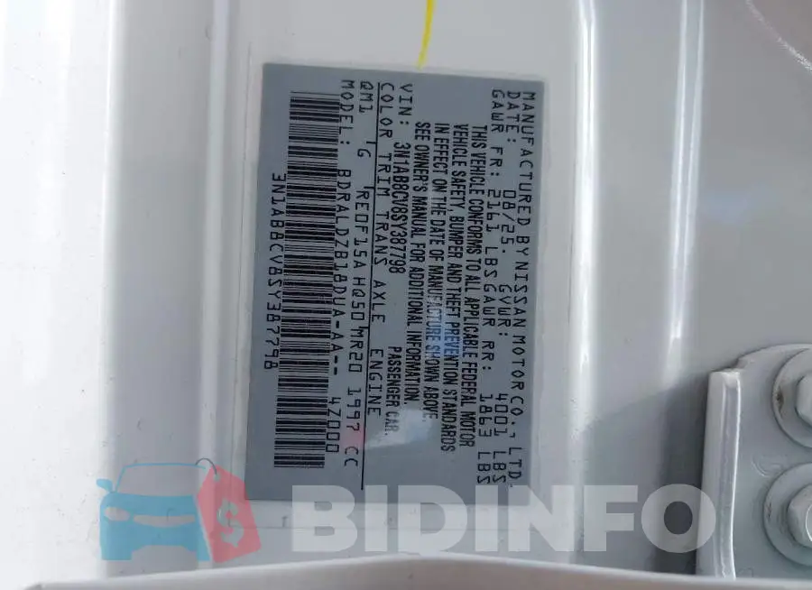 3N1AB8CV8SY387798 Photo# 9