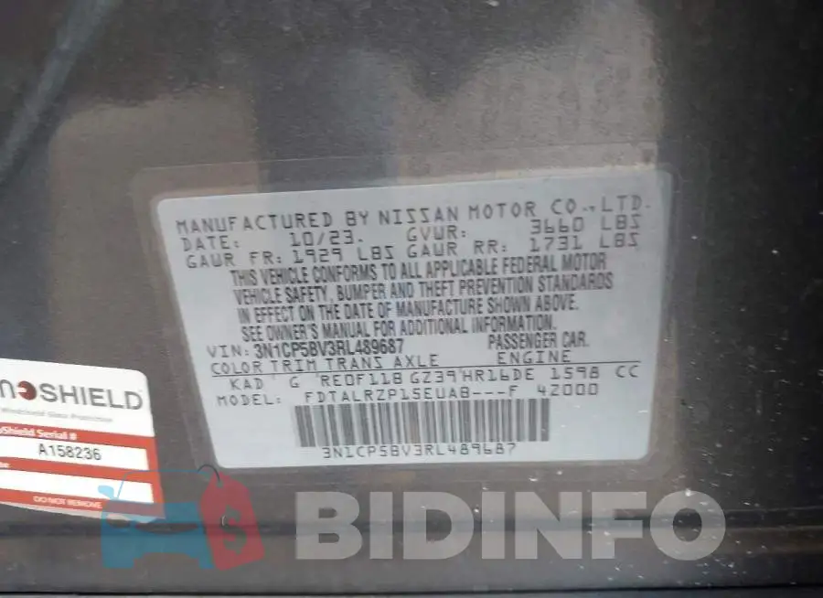3N1CP5BV3RL489687 Photo# 9