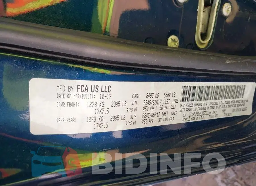 1C4PJMBX2JD556155 Photo# 9
