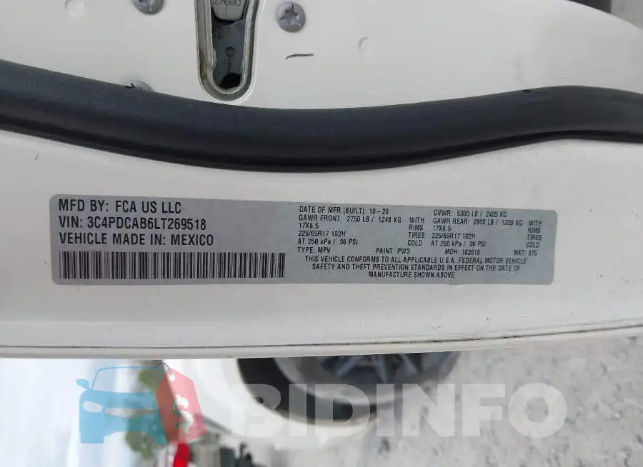 3C4PDCAB6LT269518 Photo# 9