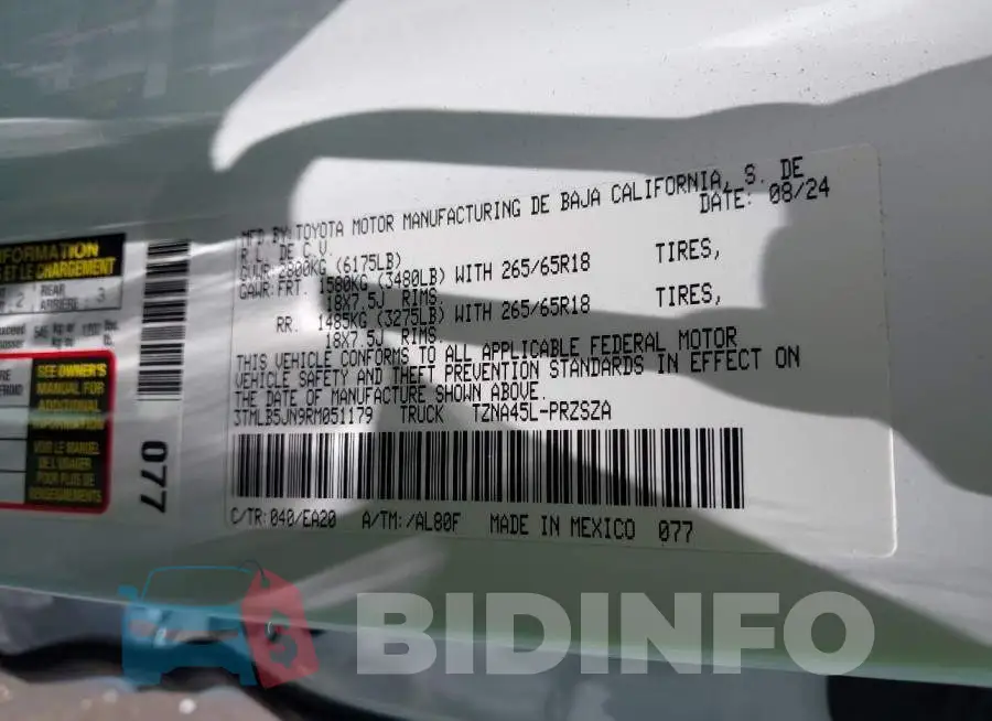 3TMLB5JN9RM051179 Photo# 9