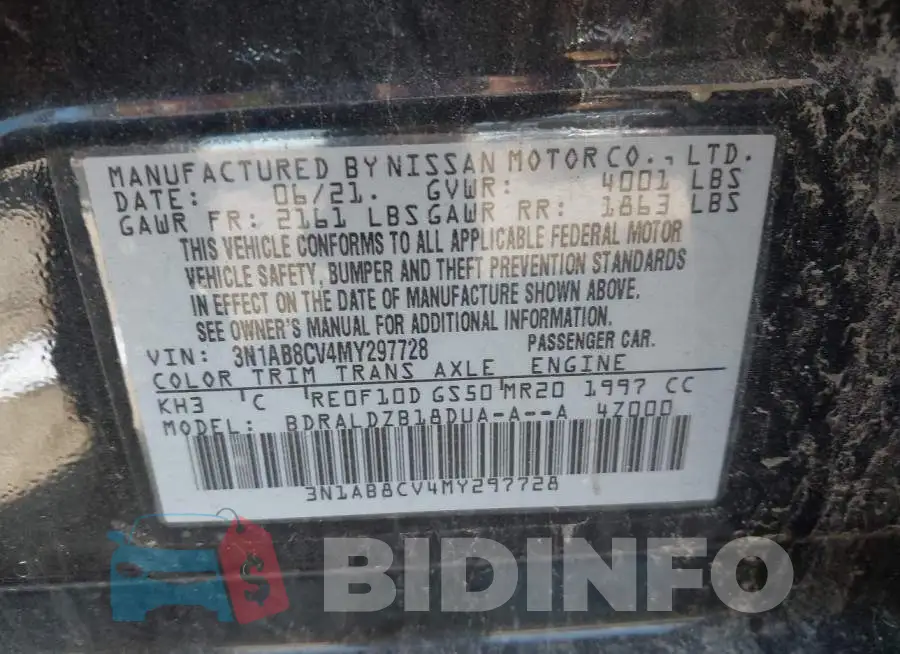 3N1AB8CV4MY297728 Photo# 9