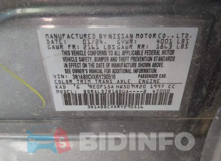 3N1AB8CVXRY290516 Photo# 9