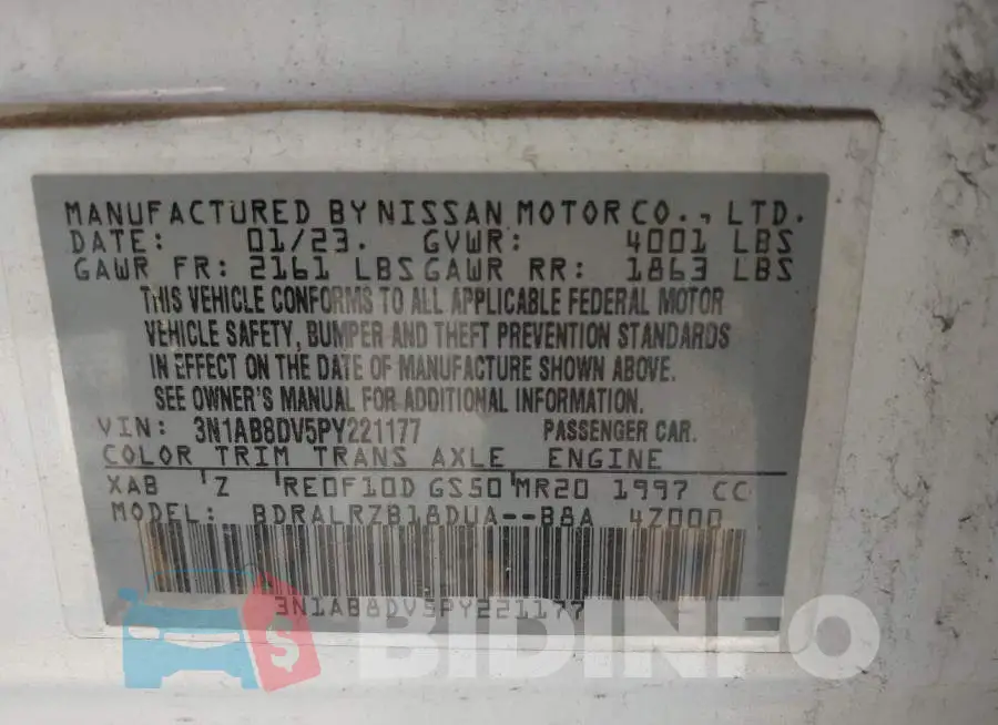 3N1AB8DV5PY221177 Photo# 9