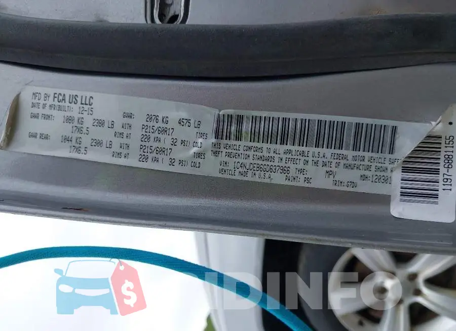 1C4NJDEB6GD637966 Photo# 9