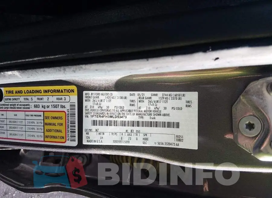 1FTER4FH3MLD53479 Photo# 9