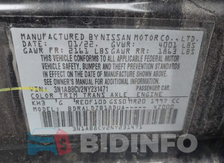 3N1AB8CV2NY231471 Photo# 9