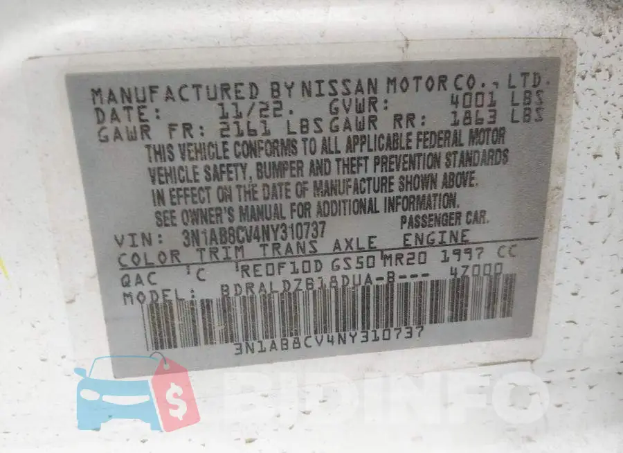 3N1AB8CV4NY310737 Photo# 9
