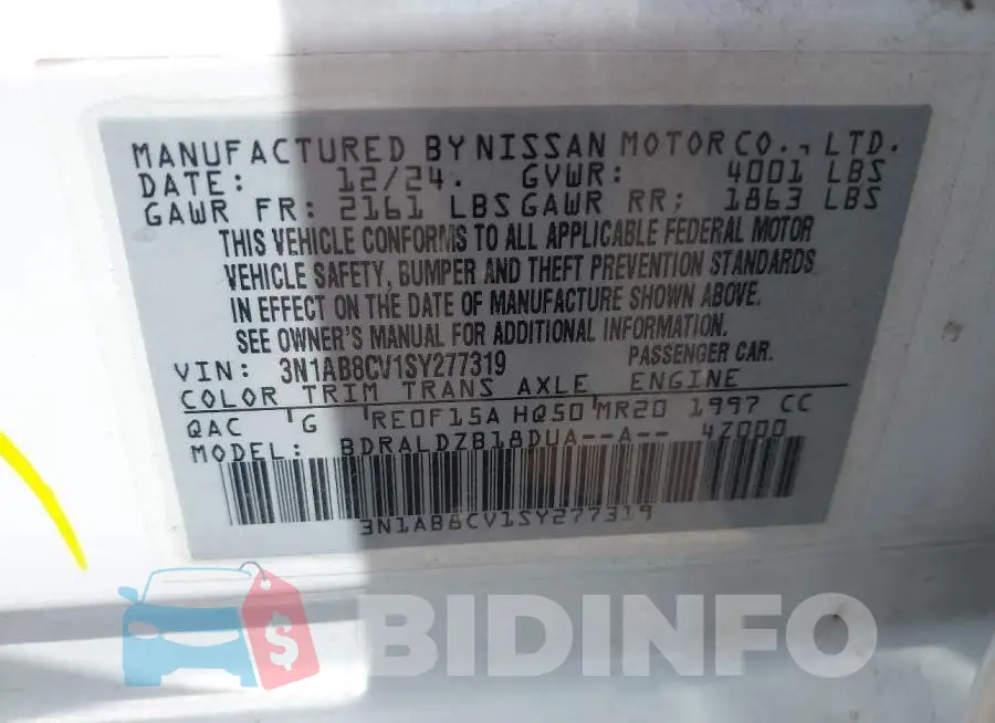 3N1AB8CV1SY277319 Photo# 9