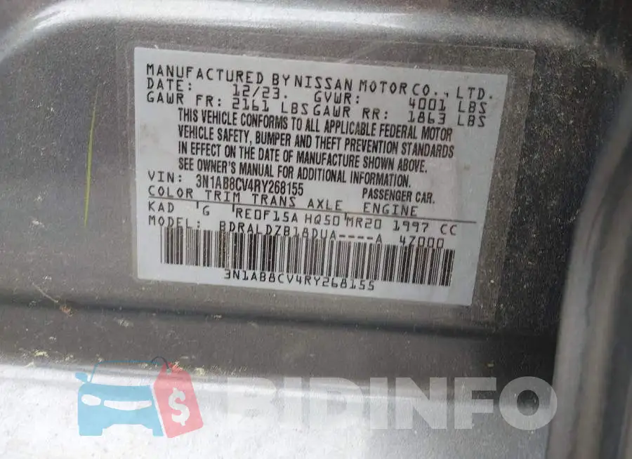 3N1AB8CV4RY268155 Photo# 9