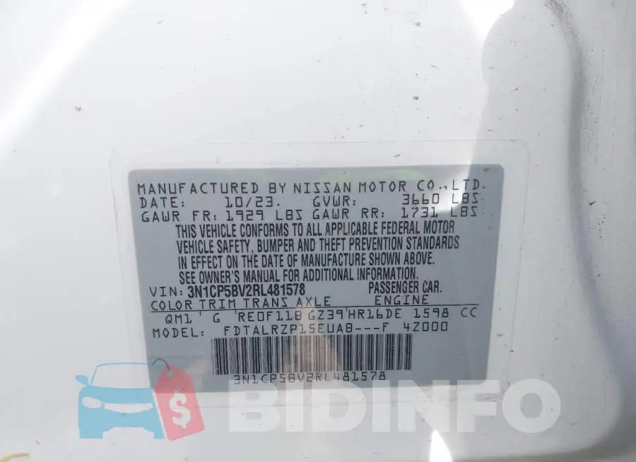 3N1CP5BV2RL481578 Photo# 9