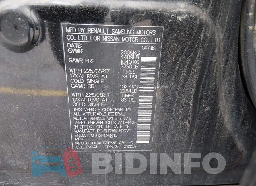 KNMAT2MT6GP693413 Photo# 9