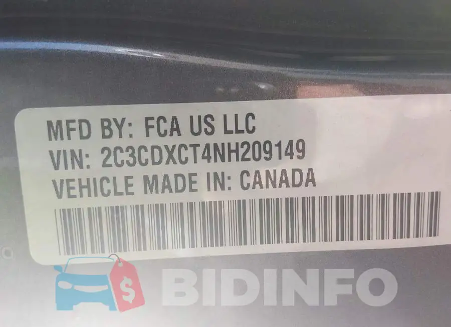 2C3CDXCT4NH209149 Photo# 9