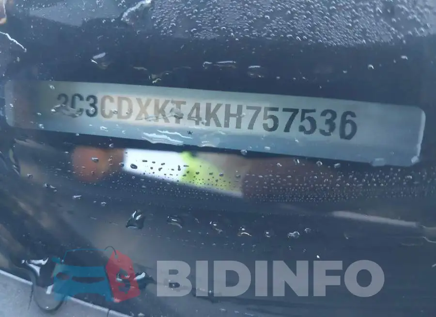 2C3CDXKT4KH757536 Photo# 9